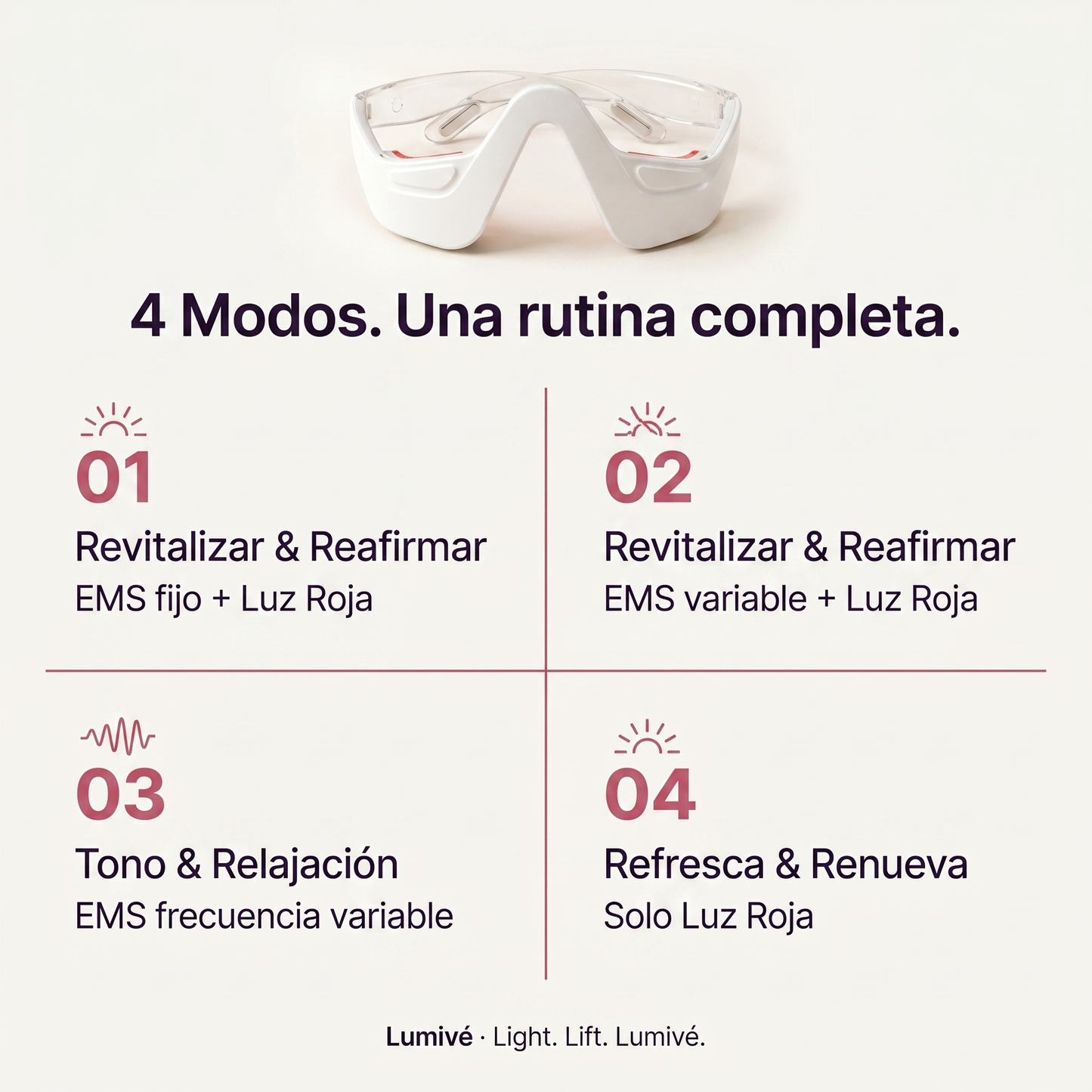 Lumivé – Terapia de Luz Roja & EMS